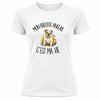 T-shirt de Sport Femme Mon Bulldog Anglais c'est ma vie