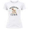 T-shirt de Sport Femme Mon Épagneul Breton c'est ma vie
