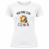 T-shirt de Sport Femme Mon Maine Coon c'est ma vie