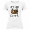 T-shirt de Sport Femme Mon papa c'est ma vie
