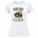 T-shirt de Sport Femme Mon papi c'est ma vie