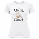 T-shirt de Sport Femme Mon Persan c'est ma vie