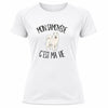 T-shirt de Sport Femme Mon Samoyède c'est ma vie
