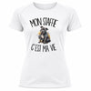 T-shirt de Sport Femme Mon Staffie c'est ma vie