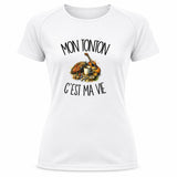 T-shirt de Sport Femme Mon tonton c'est ma vie