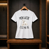 T-shirt de Sport Femme Mon Westie c'est ma vie