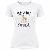 T-shirt de Sport Femme Mon Whippet c'est ma vie