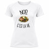 T-shirt de Sport Femme Noël c'est la vie