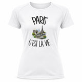 T-shirt de Sport Femme Paris c'est la vie