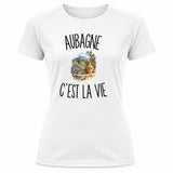 T-shirt de Sport Femme Aubagne c’est la vie