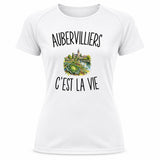 T-shirt de Sport Femme Aubervilliers c’est la vie
