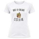T-shirt de Sport Femme Brive-la-Gaillarde c’est la vie