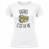 T-shirt de Sport Femme Castres c’est la vie