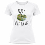 T-shirt de Sport Femme Cergy c’est la vie