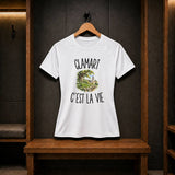 T-shirt de Sport Femme Clamart c’est la vie