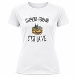 T-shirt de Sport Femme Clermont-Ferrand c’est la vie