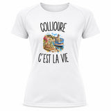 T-shirt de Sport Femme Collioure c’est la vie