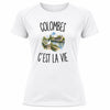 T-shirt de Sport Femme Colombes c’est la vie
