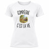 T-shirt de Sport Femme Compiègne c’est la vie