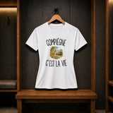 T-shirt de Sport Femme Compiègne c’est la vie