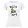 T-shirt de Sport Femme Courbevoie c’est la vie