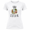 T-shirt de Sport Femme Cuba c’est la vie