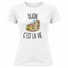 T-shirt de Sport Femme Dijon c’est la vie