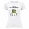 T-shirt de Sport Femme Évry-Courcouronnes c’est la vie