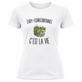 T-shirt de Sport Femme Évry-Courcouronnes c’est la vie