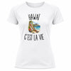 T-shirt de Sport Femme Hawaï c’est la vie