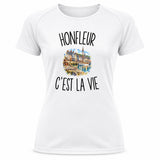 T-shirt de Sport Femme Honfleur c’est la vie