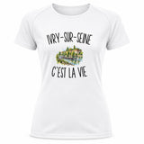 T-shirt de Sport Femme Ivry-sur-Seine c’est la vie