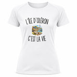 T-shirt de Sport Femme L’Île d’Oléron c’est la vie