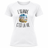 T-shirt de Sport Femme L’Islande c’est la vie