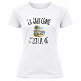 T-shirt de Sport Femme La Californie c’est la vie
