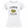 T-shirt de Sport Femme La Champagne c’est la vie