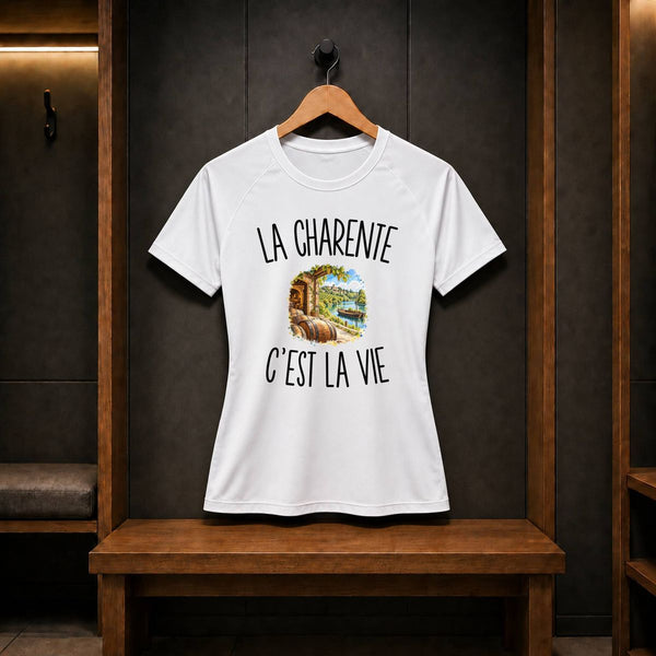 T-shirt de Sport Femme La Charente c’est la vie