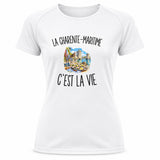 T-shirt de Sport Femme La Charente-Maritime c’est la vie
