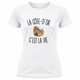 T-shirt de Sport Femme La Côte-d’Or c’est la vie