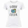 T-shirt de Sport Femme La Croatie c’est la vie