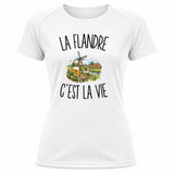 T-shirt de Sport Femme La Flandre c’est la vie