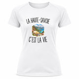 T-shirt de Sport Femme La Haute-Savoie c’est la vie