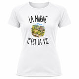 T-shirt de Sport Femme La Marne c’est la vie