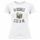 T-shirt de Sport Femme La Rochelle c’est la vie