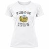 T-shirt de Sport Femme La Saône-et-Loire c’est la vie