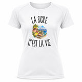 T-shirt de Sport Femme La Sicile c’est la vie