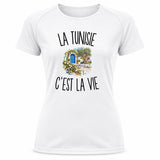 T-shirt de Sport Femme La Tunisie c’est la vie