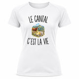 T-shirt de Sport Femme Le Cantal c’est la vie