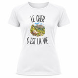 T-shirt de Sport Femme Le Cher c’est la vie