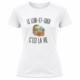T-shirt de Sport Femme Le Loir-et-Cher c’est la vie
